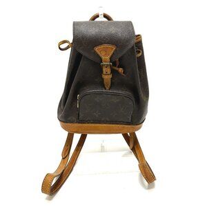 LOUIS VUITTON M51137 Mini Montsouris Bag Backpack MonogramCanvas Brown